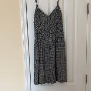 Maurices Black and White Checkered Mini Dress